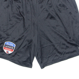 CHAMPION Elite Hockey League Mens Sports Shorts Black Relaxed L W29
