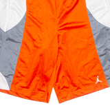 AIR JORDAN Mens Sports Shorts Orange Relaxed M W34
