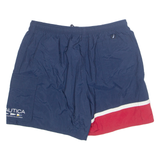 NAUTICA Mesh Lined Mens Swimming Shorts Blue Relaxed L W34