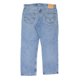 LEVI'S 505 Jeans Mens Blue Regular Straight Stone Wash W36 L29