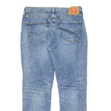 LEVI'S 514 Jeans Mens Blue Regular Straight Stone Wash W36 L32