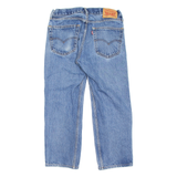 LEVI'S 505 Jeans Mens Blue Regular Straight Stone Wash W32 L24