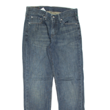 LEVI'S 514 Jeans Mens Blue Regular Straight Stone Wash W29 L30