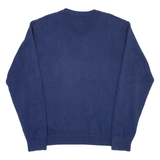 MAUL & SONS Mens Jumper Blue Tight Knit L