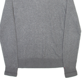 TOMMY HILFIGER Mens Jumper Grey Tight Knit M