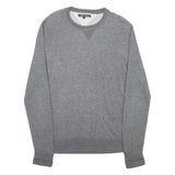 TOMMY HILFIGER Mens Jumper Grey Tight Knit M