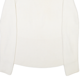 HUGO BOSS Womens Jumper Cream Open Knit XS