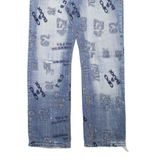 CIPO & BAXX Mens Jeans Blue Regular Straight Stone Wash W29 L30