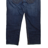 TRUE RELIGION Three Quarters Womens Jeans Blue Slim Tapered W28 L21