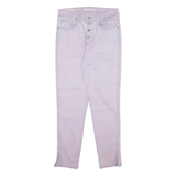 LEVI'S 722 High Rise Big E Womens Jeans Pink Slim Skinny W28 L27