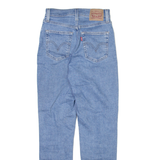 LEVI'S Womens Jeans Blue Slim Mom W24 L29