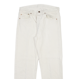 LEVI'S Mens Jeans Cream Regular Straight W30 L27