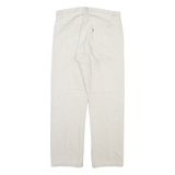 LEVI'S Mens Jeans Cream Regular Straight W30 L27