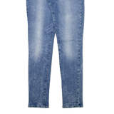 LEVI'S Demi Curve Womens Jeans Blue Slim Skinny Acid Wash W29 L32