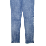 LEVI'S Demi Curve Womens Jeans Blue Slim Skinny Acid Wash W29 L32