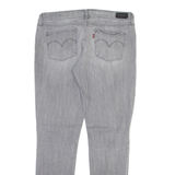 LEVI'S Demi Curve Womens Jeans Grey Slim Skinny Stone Wash W30 L29