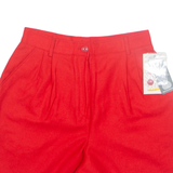 MONDI Womens Chino Shorts Red M W28