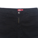 DICKIES Womens Denim Shorts Black S W30