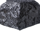 Mens Sports Shorts Black Crazy Pattern L W30