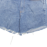 LEVI'S Cut Off Womens Denim Shorts Blue S W26