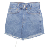 LEVI'S Cut Off Womens Denim Shorts Blue S W26
