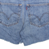 LEVI'S Cut Off Womens Denim Shorts Blue S W26