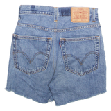 LEVI'S Cut Off Womens Denim Shorts Blue S W26