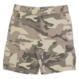 CARHARTT Mens Workwear Shorts Beige Relaxed Camouflage L W36