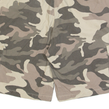 CARHARTT Mens Workwear Shorts Beige Relaxed Camouflage L W36