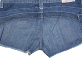 TRUE RELIGION Lana Womens Denim Shorts Blue M W31