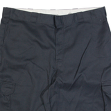 DICKIES Cargo Mens Workwear Shorts Black Relaxed 2XL W42