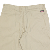 DICKIES Mens Workwear Shorts Beige M W34