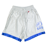 WILSON SHS Womens Sports Shorts Silver Relaxed 90s 2XL W30