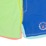 NAUTICA Mens Sports Shorts Blue Colourblock L W38