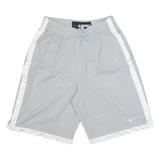 NIKE Mens Sports Shorts Grey Relaxed S W26