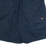 DICKIES Mens Casual Shorts Blue Loose XL W40