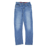 LEVI'S 514 Boys Jeans Blue Regular Straight Stone Wash W29 L31