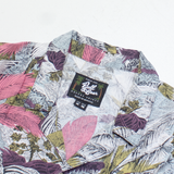 PULL & BEAR Womens Printed Blouse Purple Floral M