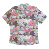 PULL & BEAR Womens Printed Blouse Purple Floral M