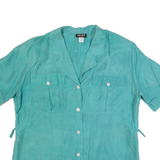 APART Womens Blouse Blue V-Neck UK 16