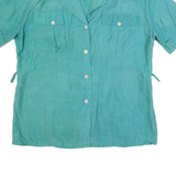 APART Womens Blouse Blue V-Neck UK 16