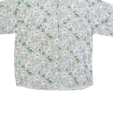 Womens Printed Blouse Purple Floral M