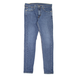 LEVI'S 512 Jeans Lo-Ball Mens Blue Slim Tapered Stone Wash W33 L33