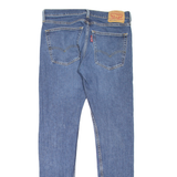 LEVI'S 512 Jeans Lo-Ball Mens Blue Slim Tapered Stone Wash W33 L33