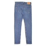 LEVI'S 512 Jeans Lo-Ball Mens Blue Slim Tapered Stone Wash W33 L33
