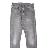 LEVI'S 512 BIG E Jeans Mens Grey Slim Tapered Stone Wash W30 L32