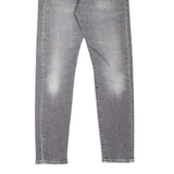LEVI'S 512 BIG E Jeans Mens Grey Slim Tapered Stone Wash W30 L32