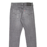 LEVI'S 512 BIG E Jeans Mens Grey Slim Tapered Stone Wash W30 L32