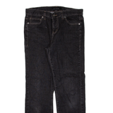 CALVIN KLEIN JEANS Womens Jeans Black Slim Straight W32 L28