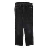 CALVIN KLEIN JEANS Womens Jeans Black Slim Straight W32 L28